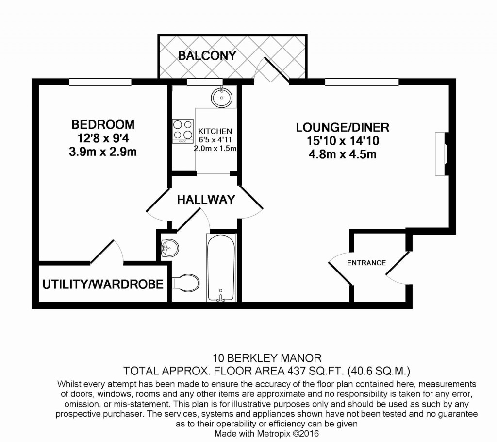 Floorplans For Berkley Manor , 317 Poole Road, Branksome, Poole