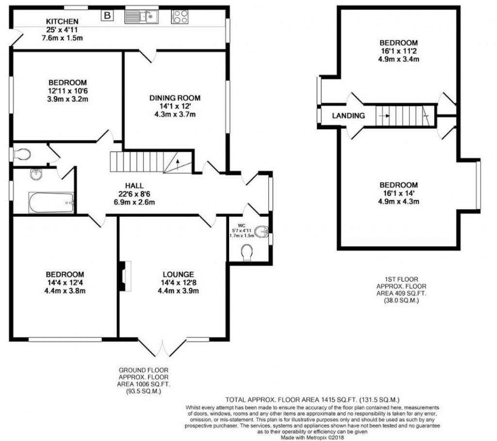 Floorplans For Kingswell Road, Ensbury Park, Bournemouth