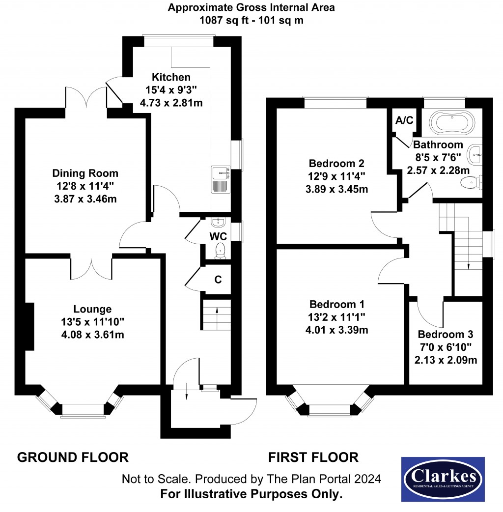 Floorplans For Comber Road, OFF THE AVENUE Moordown