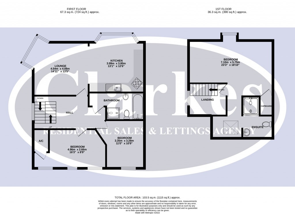 Floorplans For Heron Court Road, Winton Rec