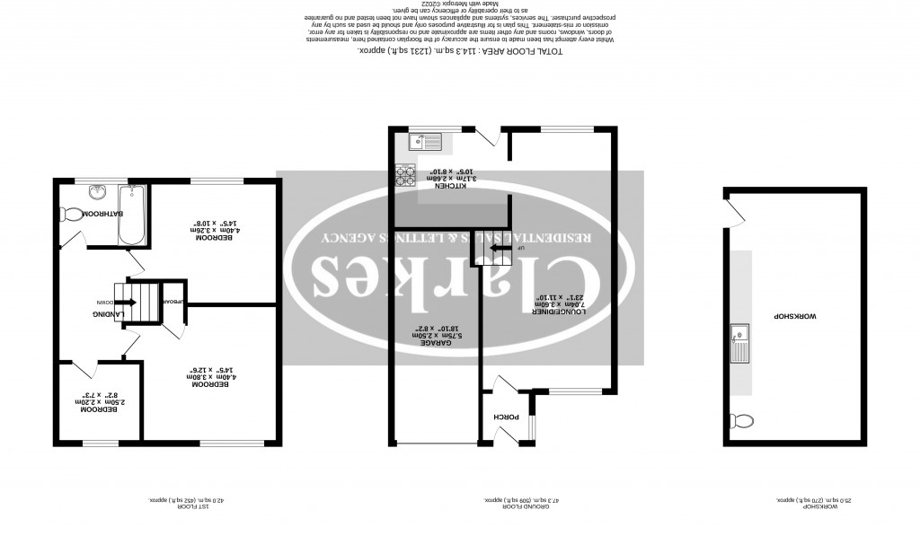 Floorplans For Damerham Road, Throop, Bournemouth, Dorset