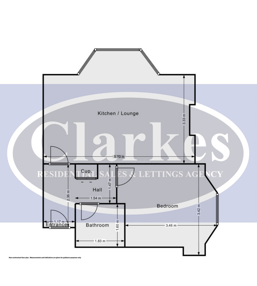 Floorplans For Character Flat on St Marys Road Bournemouth