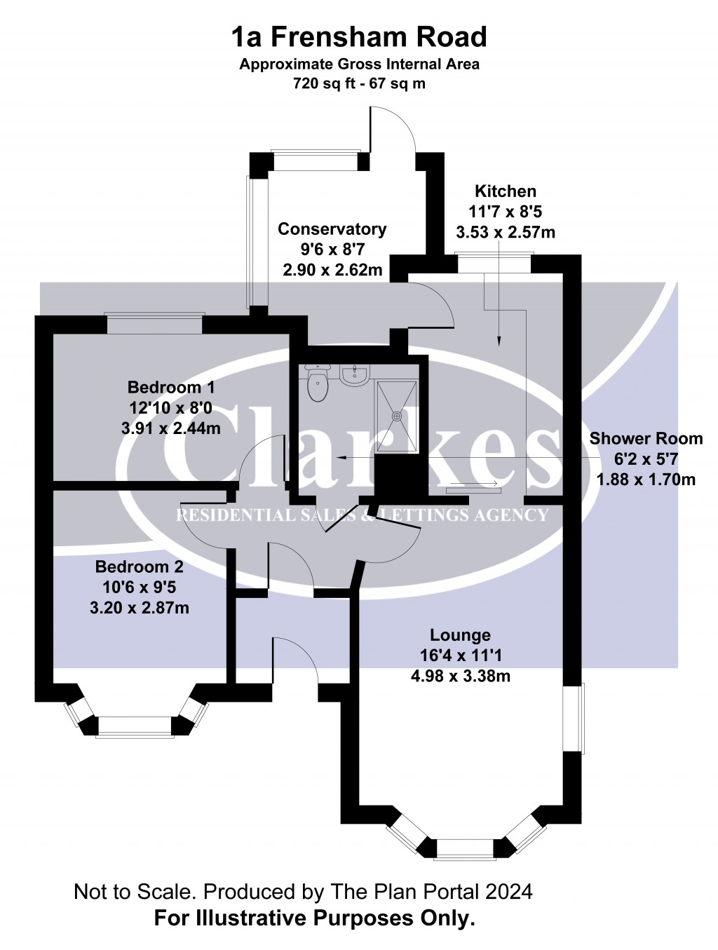 Floorplans For Frensham Close, REDHILL