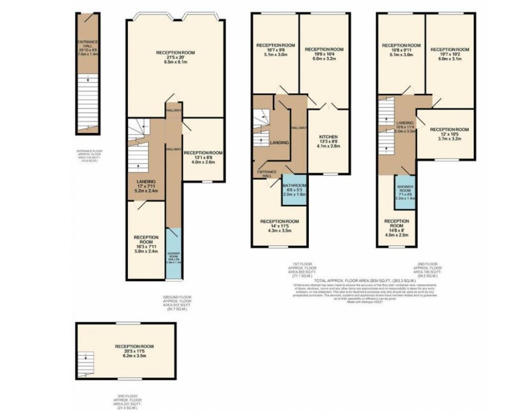 Floorplans For Queens Road, Bournemouth, Dorset