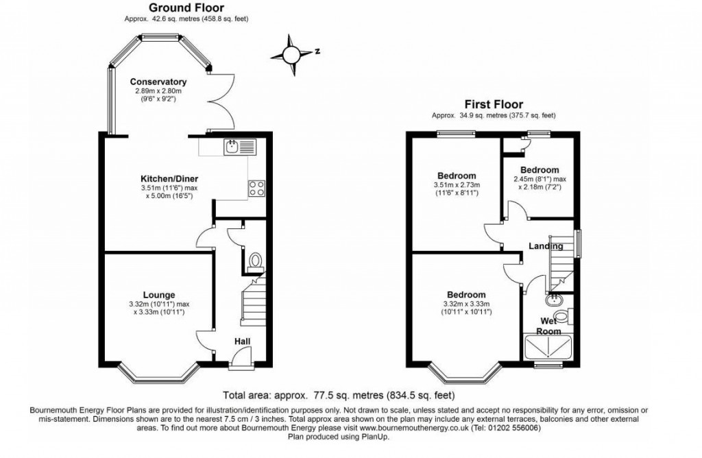 Floorplans For Benmore Road, Bournemouth