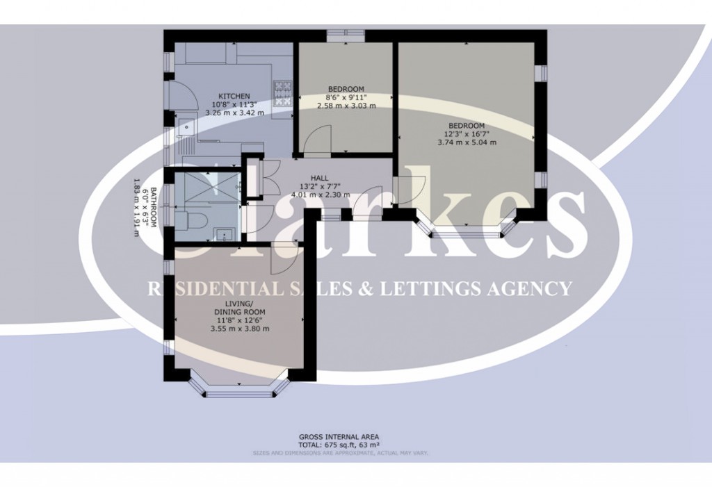 Floorplans For Cobham Road, MOORDOWN