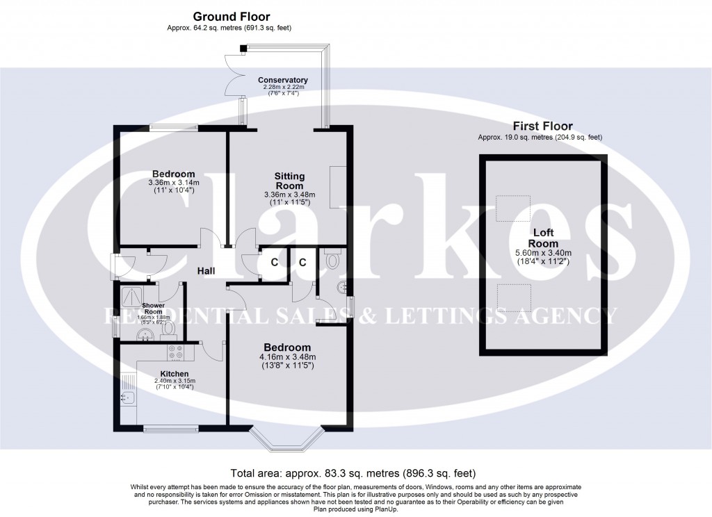 Floorplans For Heaton Road, Bournemouth, Dorset