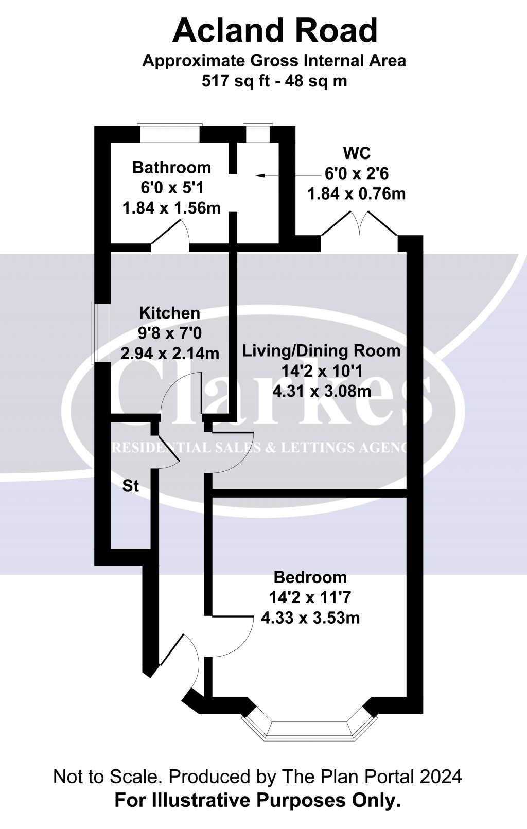 Floorplans For Acland Road, Bournemouth, Dorset