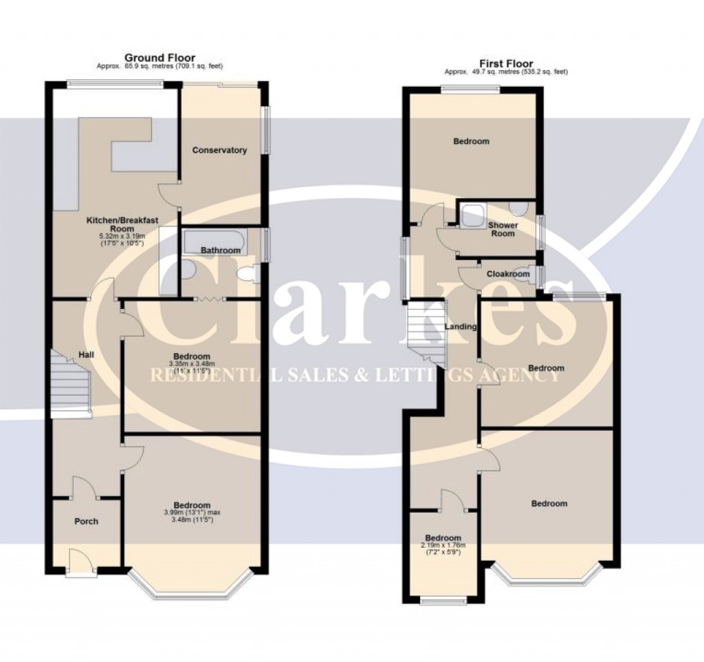 Floorplans For Shelbourne Road, Charminster, Bournemouth, Dorset