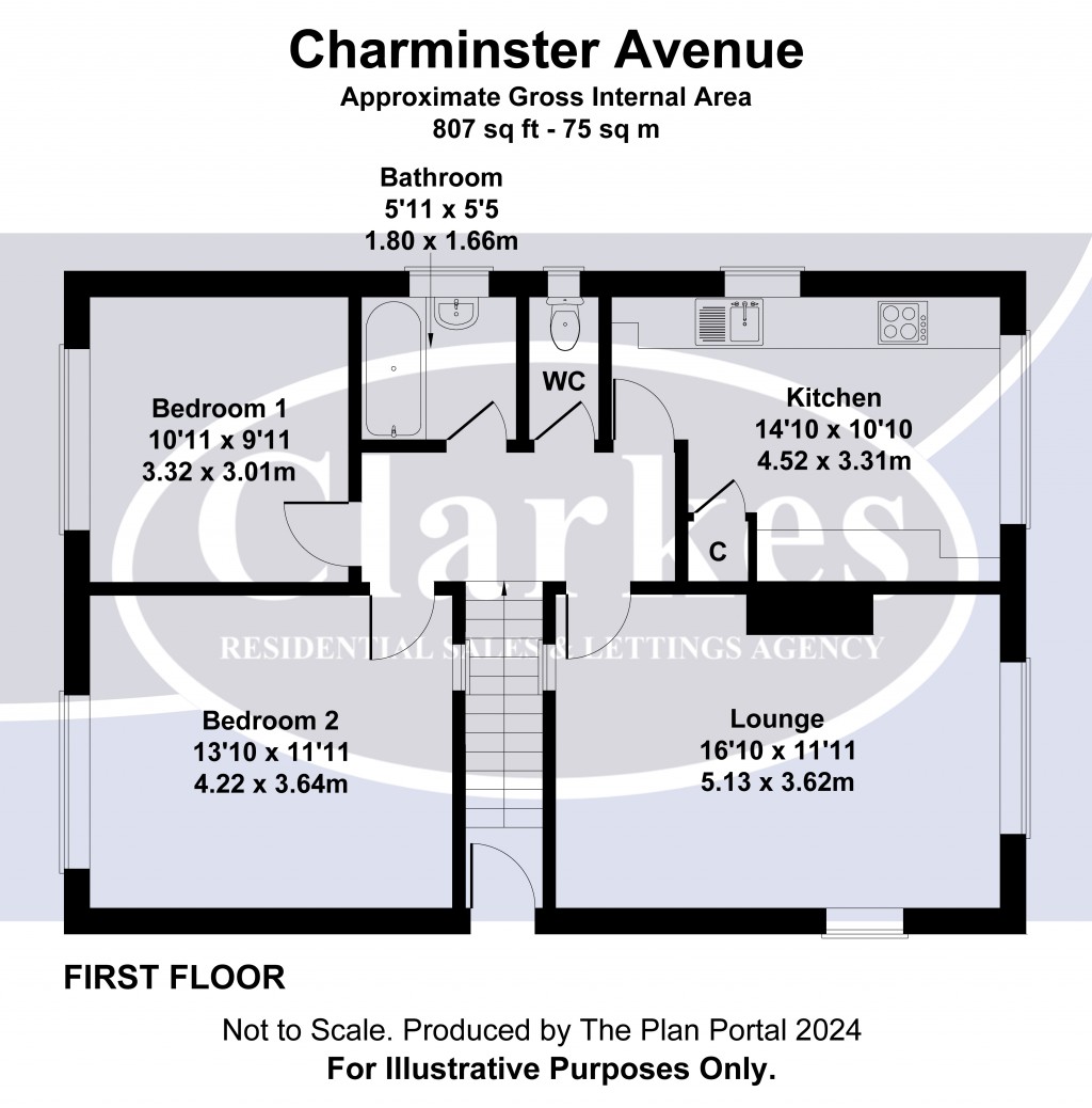 Floorplans For Charminster Avenue, Bournemouth, Dorset