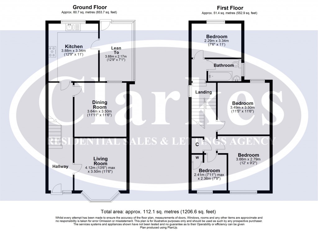 Floorplans For Evelyn Road, Bournemouth, Dorset