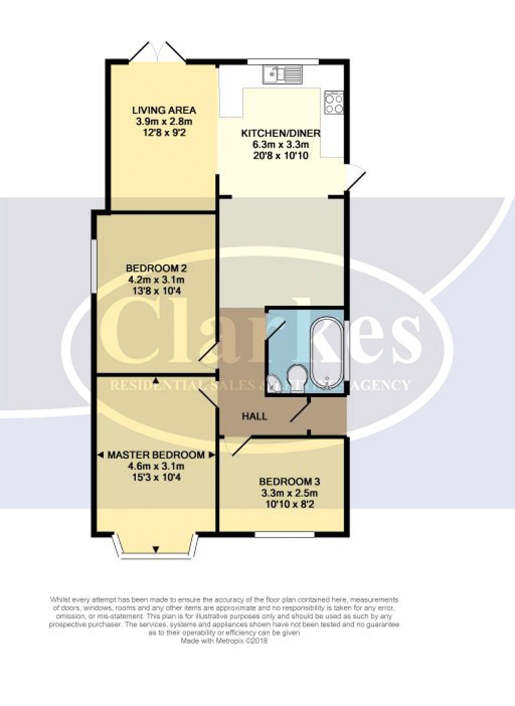 Floorplans For Bascott Road, Bournemouth, Dorset