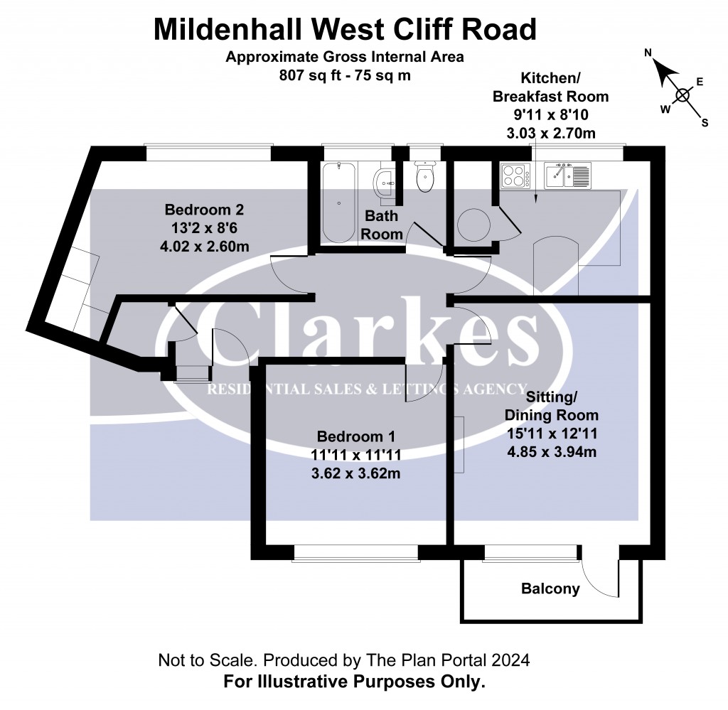 Floorplans For Mildenhall, 25-27 West Cliff Road, , Bournemouth, Dorset