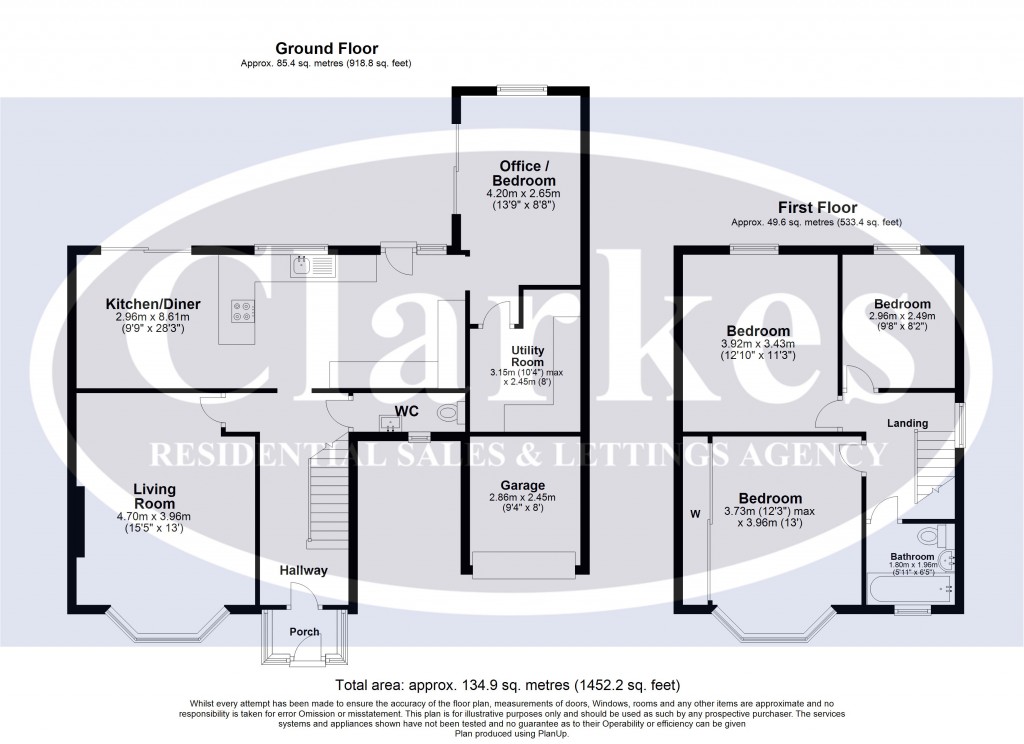 Floorplans For Beswick Avenue, Bournemouth, Dorset