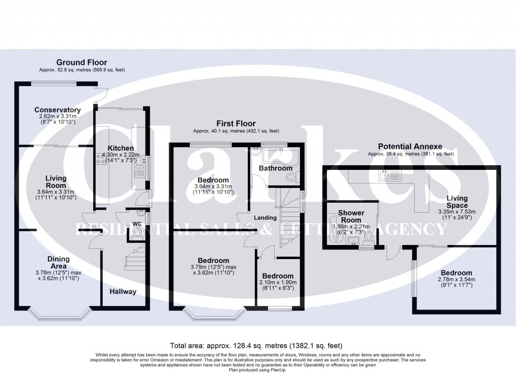 Floorplans For Kinson Road, Bournemouth, Dorset