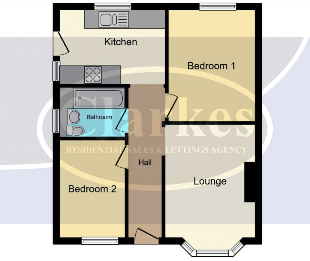 Floorplans For Hill View Road, Bournemouth, Dorset