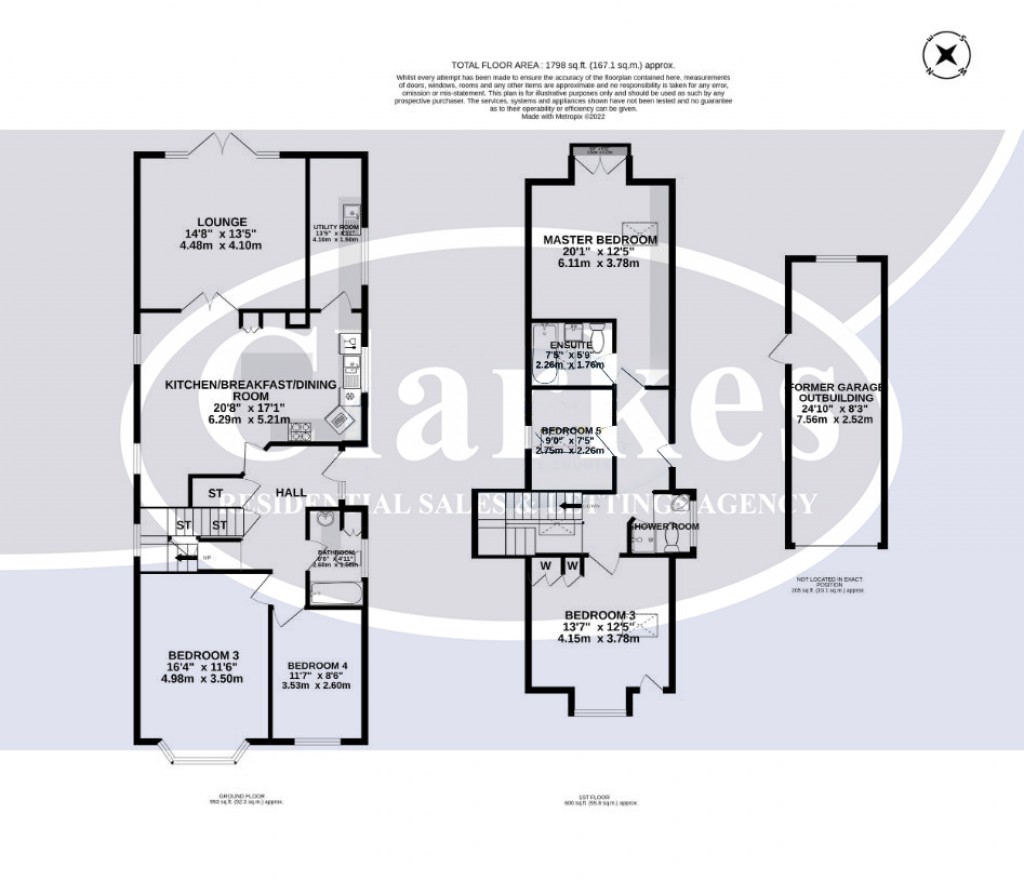 Floorplans For Redhill Drive, Bournemouth, Dorset