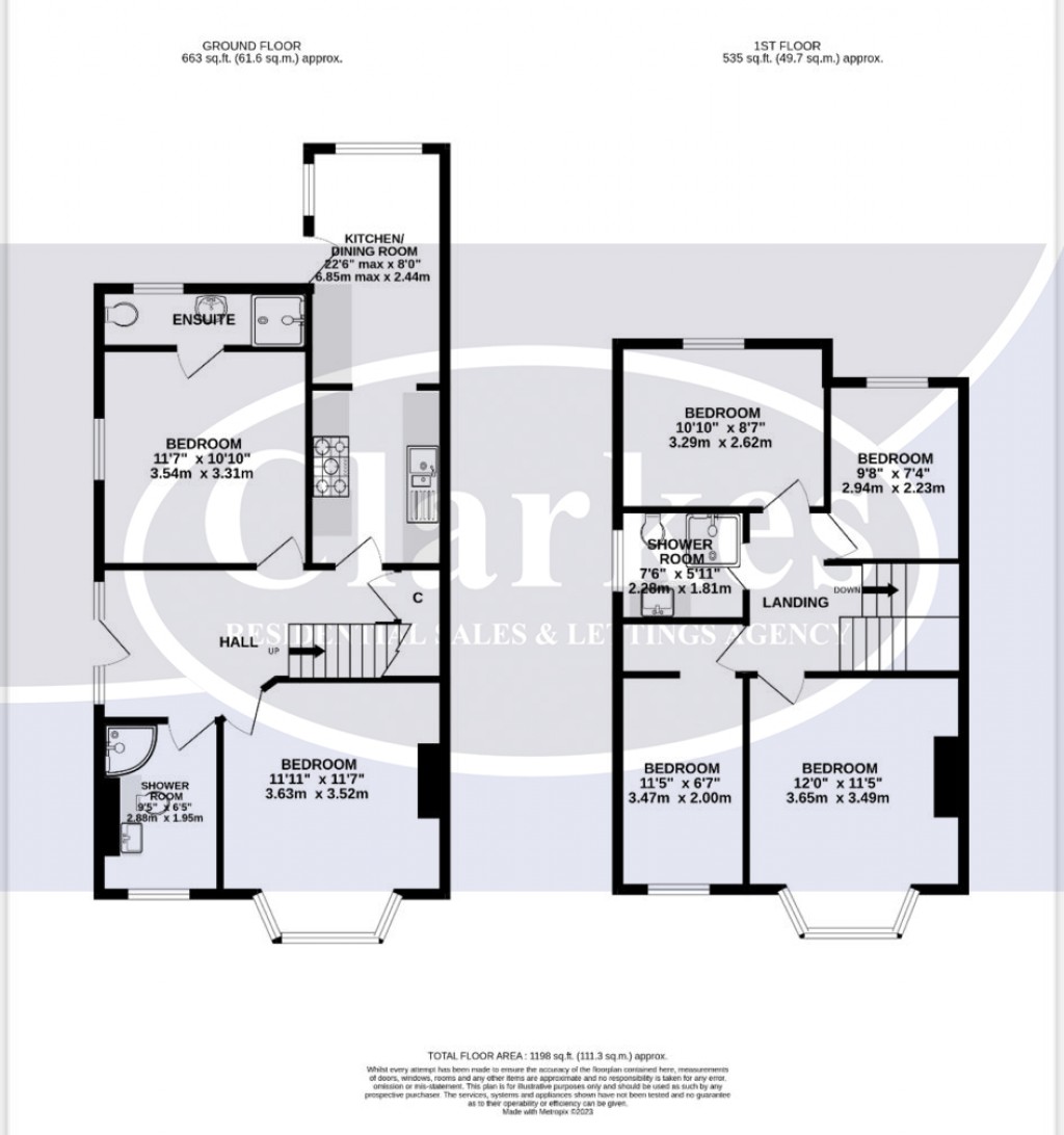 Floorplans For Wroxham Road, Poole, Dorset