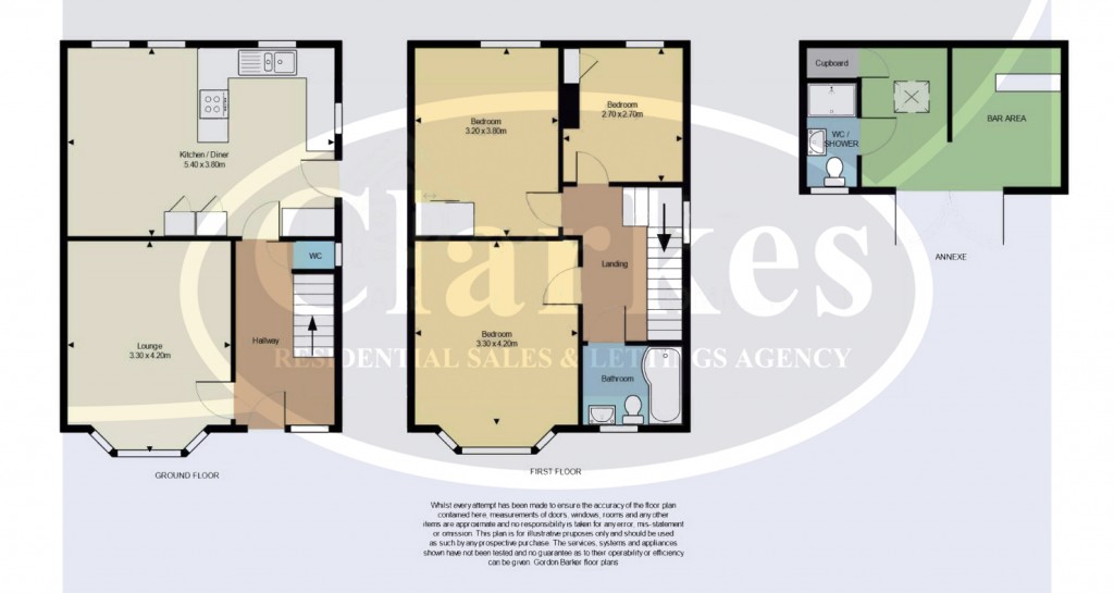 Floorplans For Green Road, Bournemouth, Dorset