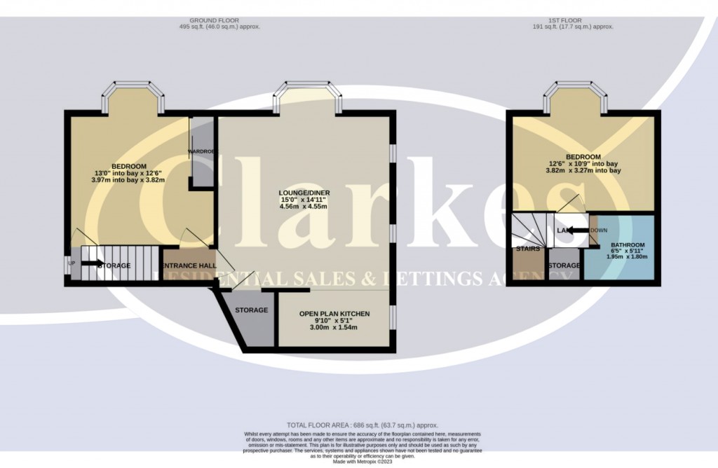 Floorplans For Queens Park Lodge, Bournemouth, Dorset